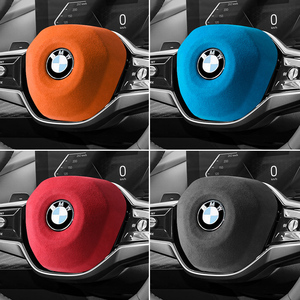 Para BMW 5er I5 G60 <span class=keywords><strong>X3</strong></span> G45 HECHO DE Alcantara cubiertas centrales del volante pegatinas embellecedoras accesorios de afinación Interior del coche - Product Image 3