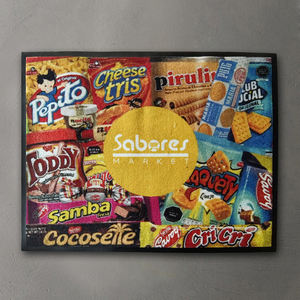 <span class=keywords><strong>Tapis</strong></span> de sol de bienvenue intérieur extérieur pour magasin commercial personnalisé de classe A <span class=keywords><strong>Tapis</strong></span> de porte en nylon Logo peint Paillasson extérieur en <span class=keywords><strong>caoutchouc</strong></span> mat - Product Image 2