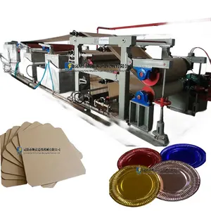 Hand Made Paper Production Machine Paper Board Mill Machine with stock prep system and forming machine