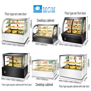Equipo de Refrigeración Arriart, Vitrina Horizontal de Panadería con Enfriamiento por Aire Abierto, Vitrina Comercial para Pasteles - Product Image 1