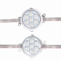 SHIJI DC24V 50MM Smart Outdoor APP Control Holiday Aluminium Track Façade Light Noël Décoratif Étanche Guirlande LED