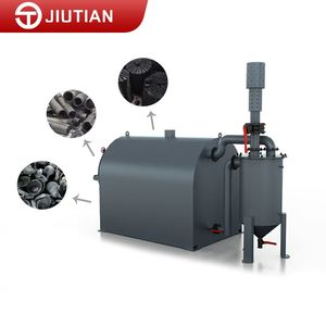 فرن كربنة أفقي عالي الأداء، آلة إنتاج الفحم الحيوي صديقة للبيئة بسعر مباشر من المصنع - Product Image 3