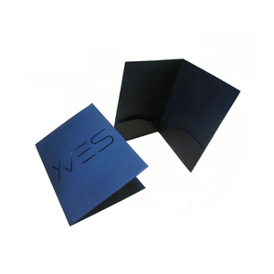Custom 9x12 A4 Presentation <strong>Folder</strong> with Business Card Pocket Paper Material and Custom Logo - Product Image 5