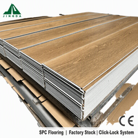 Revêtement de sol en plastique SPC, moderne, écologique, imperméable, résistant à l'usure, installation par clipsage, pour usage commercial et résidentiel, OEM/ODM