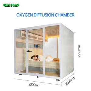Chambre de diffusion d'oxygène GIHOMO <span class=keywords><strong>pour</strong></span> 1 à 2 personnes, type assis et allongé, <span class=keywords><strong>pour</strong></span> usage domestique, spa, hôtel et salon de beauté - Product Image 2