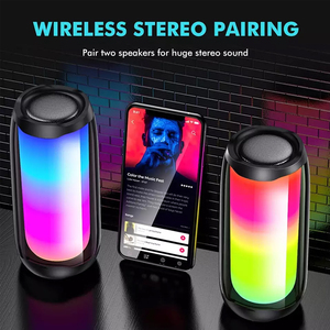 Bán buôn xung <span class=keywords><strong>4</strong></span> Big bass loa siêu trầm xách tay IPX5 không thấm nước TWS loa không dây với RGB ánh sáng - Product Image 5