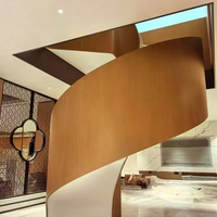 Escalier en colimaçon en acier massif, design moderne, autoportant, avec main courante intérieure, écologique et durable