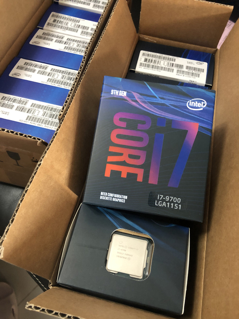 BOX I7-9700  Intel 9th Gen Core I7 9700 3.0GHz 12M CPU I7 9700F 9700K 9700KF Processor LGA1151 Orignal Brand New and Used Stock