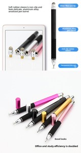 <span class=keywords><strong>Stylet</strong></span> universel 2-en-1 à prix d'usine avec logo personnalisé, pour tablette et écran tactile capacitif, en métal, pointe remplaçable - Product Image 5