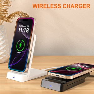 Support de chargeur sans fil magnétique en aluminium 15W/20W, pliable, station de charge rapide PD GaN, <span class=keywords><strong>USB</strong></span>-<span class=keywords><strong>C</strong></span>, protection contre la surchauffe/surtension - Product Image 6