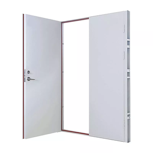 Puerta de Acero Resistente al Fuego para Exteriores, Precio de Fábrica, para Salida de Emergencia, con Clasificación de Resistencia al Fuego de 60/90/180 Minutos, Diseño Moderno - Product Image 1
