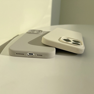 Funda de Silicona Líquida con Protección Completa para Cámara Pequeña, Carcasa Trasera de Silicona de Microfibra para <span class=keywords><strong>iPhone</strong></span> 15 Pro 14 13 <span class=keywords><strong>12</strong></span> SE XR - Product Image 5