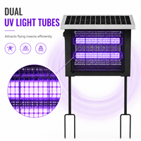 Lampe anti-moustiques UV LED rechargeable solaire OEM ODM pour l'extérieur, dispositif d'attraction des insectes et tue-moustiques électronique