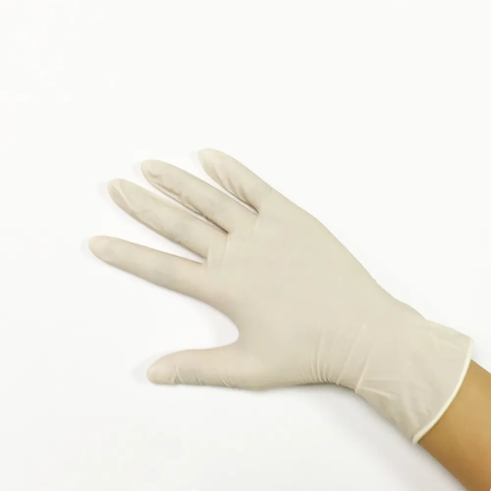 Tek kullanımlık lateks glovees fiyatları guantes de lateks glovees steril olmayan tek kullanımlık lateks glovees malezya Made in