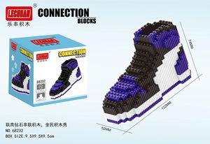 Vente en gros de mini briques d'assemblage de modèles 3D en plastique, chaussures de connexion <span class=keywords><strong>Linkgo</strong></span>, blocs de construction en diamant, jouets pour enfants, cadeau - Product Image 4