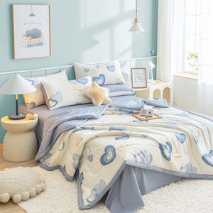 ผ้านวมแอร์ผ้าฝ้ายซักได้ ระบายอากาศดี ผิวสัมผัสอ่อนโยน ใช้ได้ทุกฤดู - Product Image 3