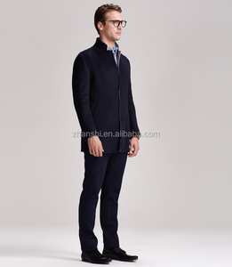 2016 Winter Korea Style <strong>Men</strong> Fashion Wool <strong>Pea</strong> <strong>Coat</strong> Woolen <strong>Coat</strong> - Product Image 3