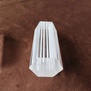 Colonne de guidage lumineux décorative en PMMA, en verre acrylique organique hexagonal coloré, pour éclairage - Product Image 3