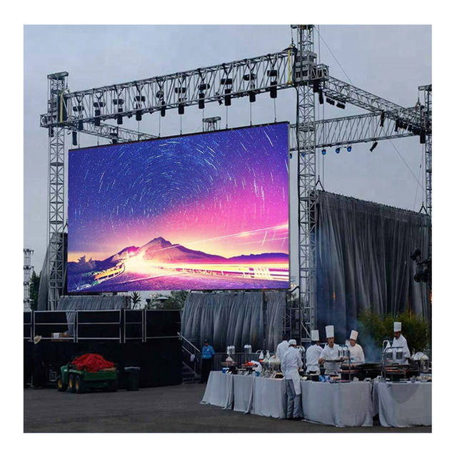 P3.91 Mobile Led Advertisement Display Screen Backdrop Stage Video Wall Outdoor Led Display Screen for Rental