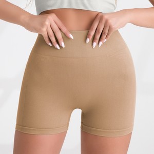 Tùy Chỉnh Chất Lượng Cao Phụ Nữ Scrunch Mông Yoga Quần Short Cao Eo Tập Thể Dục Hip Nâng Dưới Đào Tạo Ngoài Trời Đẩy lên Biker Quần Short - Product Image 3