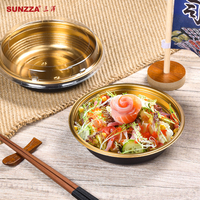 Récipient alimentaire jetable en PP pour Ramen Bento salade ronde soupe chaude modèle japonais Sunzza