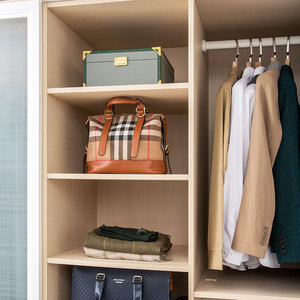 <span class=keywords><strong>Armoire</strong></span> de <span class=keywords><strong>chambre</strong></span> à coucher moderne extensible en MDF avec portes battantes et coulissantes pour villa, modèle PLYJ17025-060 - Product Image 4