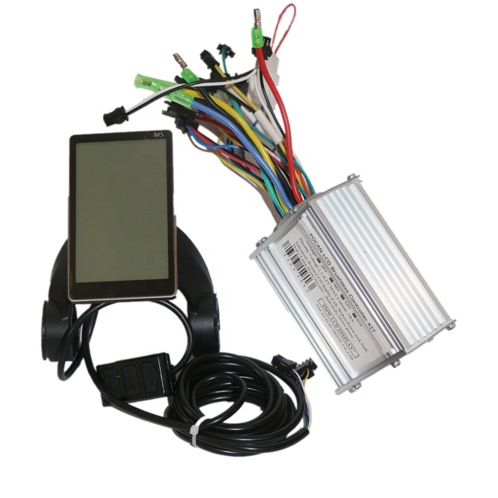 Kit Complet écran LCD + Contrôleur Pour Vélo électrique 36V/48V - 250W/350W - étanche - Facile à Installer