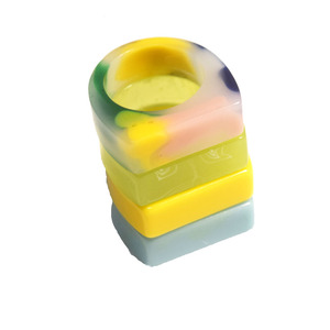Korean Style Classic Punk Design Plastic Acrylic Resin Finger <strong>Ring</strong> Women <strong>Kids</strong> <strong>Rings</strong> Jewelry Unisex - Product Image 2