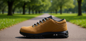 Chaussures de fitness unisexes Nike Air Max Goadome Low Taupe, semelle extérieure en caoutchouc, semelle intermédiaire en EVA, tige en faux daim, pour l'automne - Product Image 2