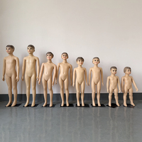 Mannequin enfant en plastique abordable, corps entier, garçon et fille, pour présentation de vêtements pour bébés et enfants en magasin