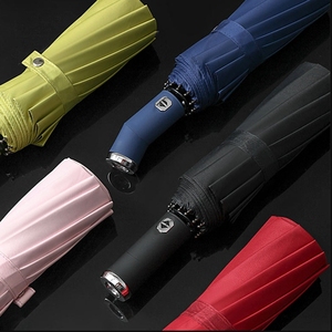 Parapluie automatique coupe-vent pour les tempêtes urbaines et les trajets quotidiens, avec cadre renforcé et ouverture et fermeture à une touche - Product Image 1