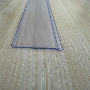 Profilo in <span class=keywords><strong>PVC</strong></span> Estruso Trasparente, Portaetichette a U in <span class=keywords><strong>PVC</strong></span> per Scaffali di Supermercato - Product Image 4
