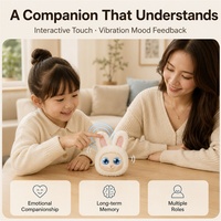 Jouet électronique en peluche IA avec dialogue multilingue et mémoire longue durée pour l'éducation des tout-petits, coffret cadeau, fournisseur de logo personnalisé