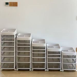 Multi-tiered Trolley <b>Storage</b> <b>Cabinet</b> for Cosmetics and Skincare Products, Wheeled, Large-capacity Beauty and Nail Salon Trolley - Product Image 1