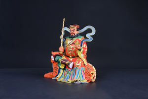 รูปปั้นเทพเจ้าแห่งความมั่งคั่ง ชุบทองสัมฤทธิ์ งานหล่อแบบพิมพ์ดิจิทัล รับสั่งทำตามแบบ สำหรับตกแต่งบ้าน - Product Image 5