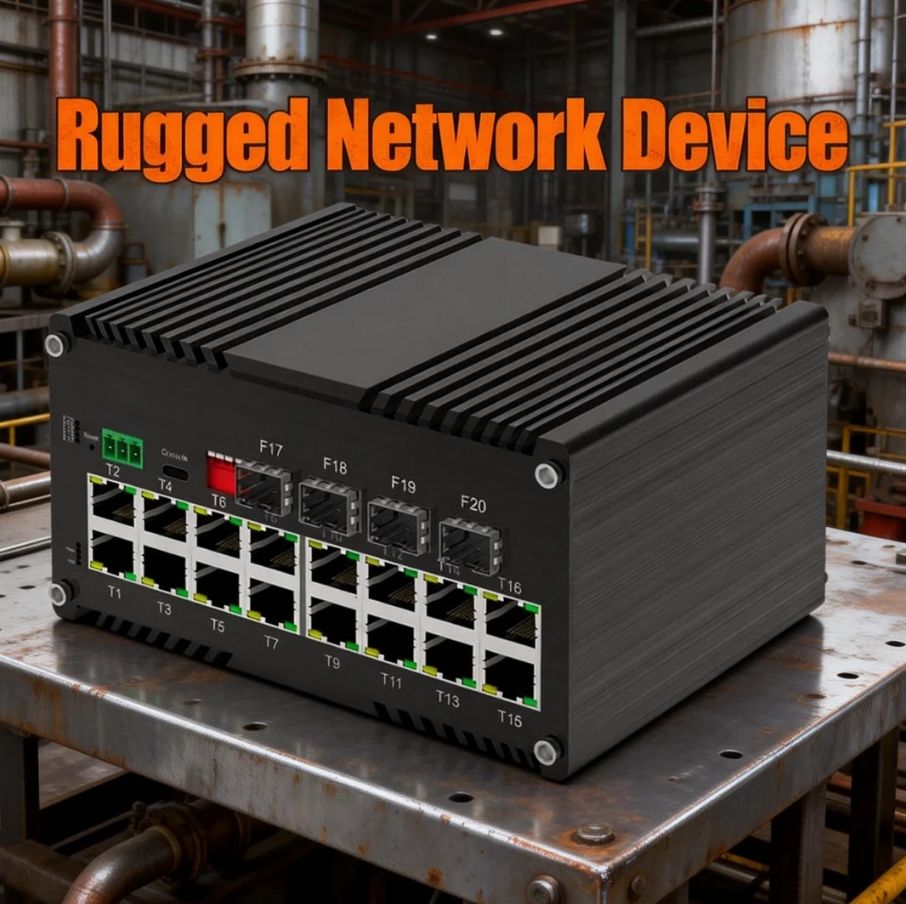 Advanced L2+ Managed 16-Port Gigabit and 4-Port 1000X SFP Industrial Ethernet Switch for High-Density Connectivity