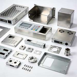 Services de fabrication sur mesure de tôles métalliques avec découpe laser, estampage et pliage - Acier inoxydable et alliage d'aluminium - Product Image 2