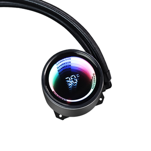 ชุดระบายความร้อนซีพียู RGB ขนาด 120 มม. พร้อมพัดลมระบายความร้อนด้วยน้ำและแผงระบายความร้อนอะลูมิเนียมเรืองแสง สำหรับเคสคอมพิวเตอร์และโปรเซสเซอร์ ชุดระบายความร้อนซีพียูขนาด 120 มม. - Product Image 5