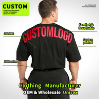 T-shirt de sport unisexe à séchage rapide pour hommes, personnalisé avec logo imprimé par sublimation, idéal pour la gym et la course, prix usine bas