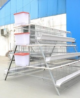 Yinanchun Nouvelle Cage à Poules Pondeuses en Acier Galvanisé à Chaud Type A, 3 Niveaux, 5 Portes, 90 Poules, Haute Résistance à la Corrosion, Longue Durée