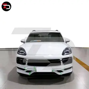 热卖Techa风格车身套件，带后扩散器前唇，适用于Cayenne Turbo 9Y0 2018-2020