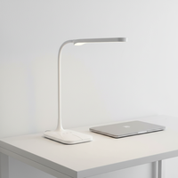 Lampe de bureau LED ABS à double gradation, réglable, pour lecture intérieure, protection des yeux, avec commande tactile, simple et flexible