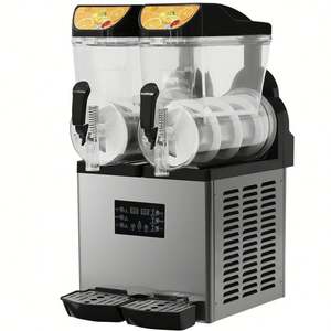 Slush Machine 2 Tanques 15L * 2 Bebida congelada 900W Uso comercial - Product Image 3
