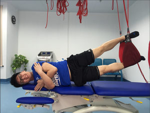 Attrezzatura di riabilitazione per fisioterapia e terapia fisica multifunzione con imbracatura - Product Image 4