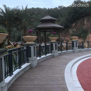 ศาลาไม้พลาสติกรีไซเคิลไม่ทาสีและกันแมลงโครงเหล็กสำหรับงานหนักเนื้อไม้สำหรับทุกสภาพอากาศ - Product Image 4