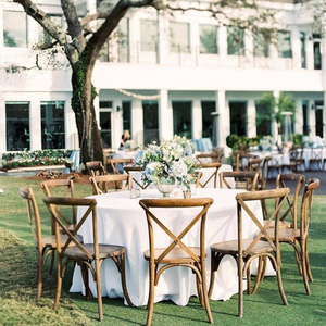 Tùy chỉnh vòng Polyester bảng vải cho tiệc cưới Khăn trải bàn nhà hàng - Product Image 5