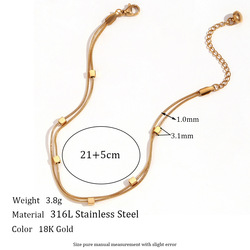 JW240412114-1G Bracelet de cheville