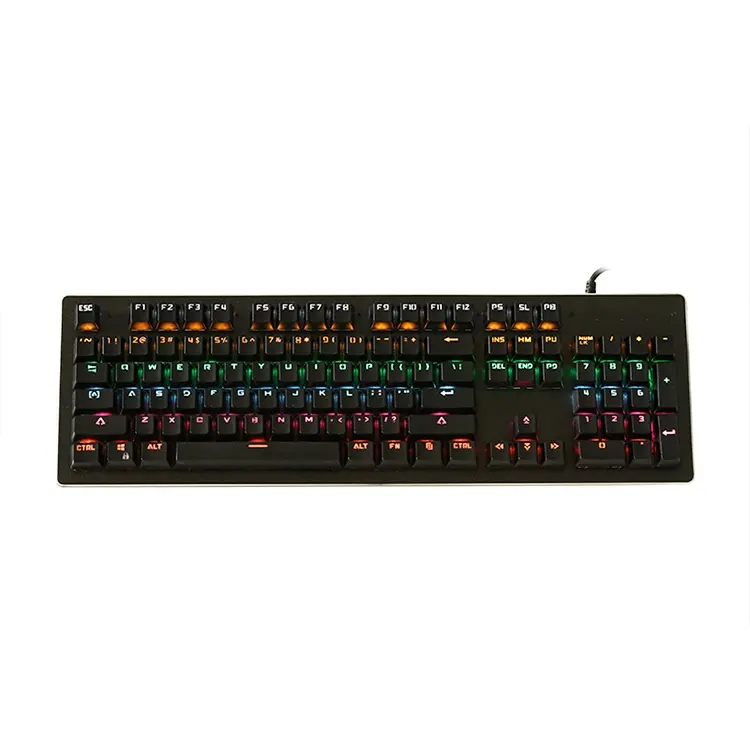 Professional Alumin Mechanical Gaming Black Mechanical Keyboard