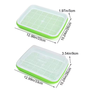 Large Capacity Healthy Breathable <strong>Seed</strong> Sprouter Tray Soilless Culture Tray for Vegetables and <strong>Wheatgrass</strong> <strong>Seeds</strong> Made of Plastic - Product Image 4