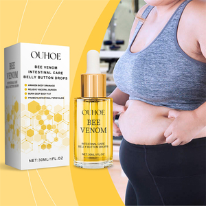 Ouhoe Gouttes pour le Nombril au Venin d'Abeille pour le Soin Intestinal, le Drainage Corporel, l'Élimination des Graisses et l'Amélioration de la Fonction Intestinale - Product Image 1